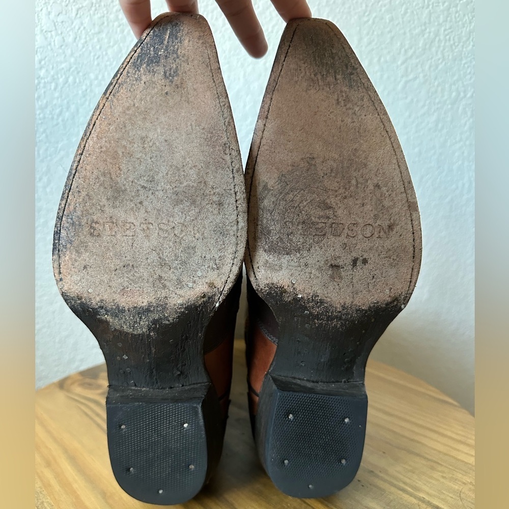 Stetson Men’s Cowboy Boots size 8 1/2 - Picture 7 of 9